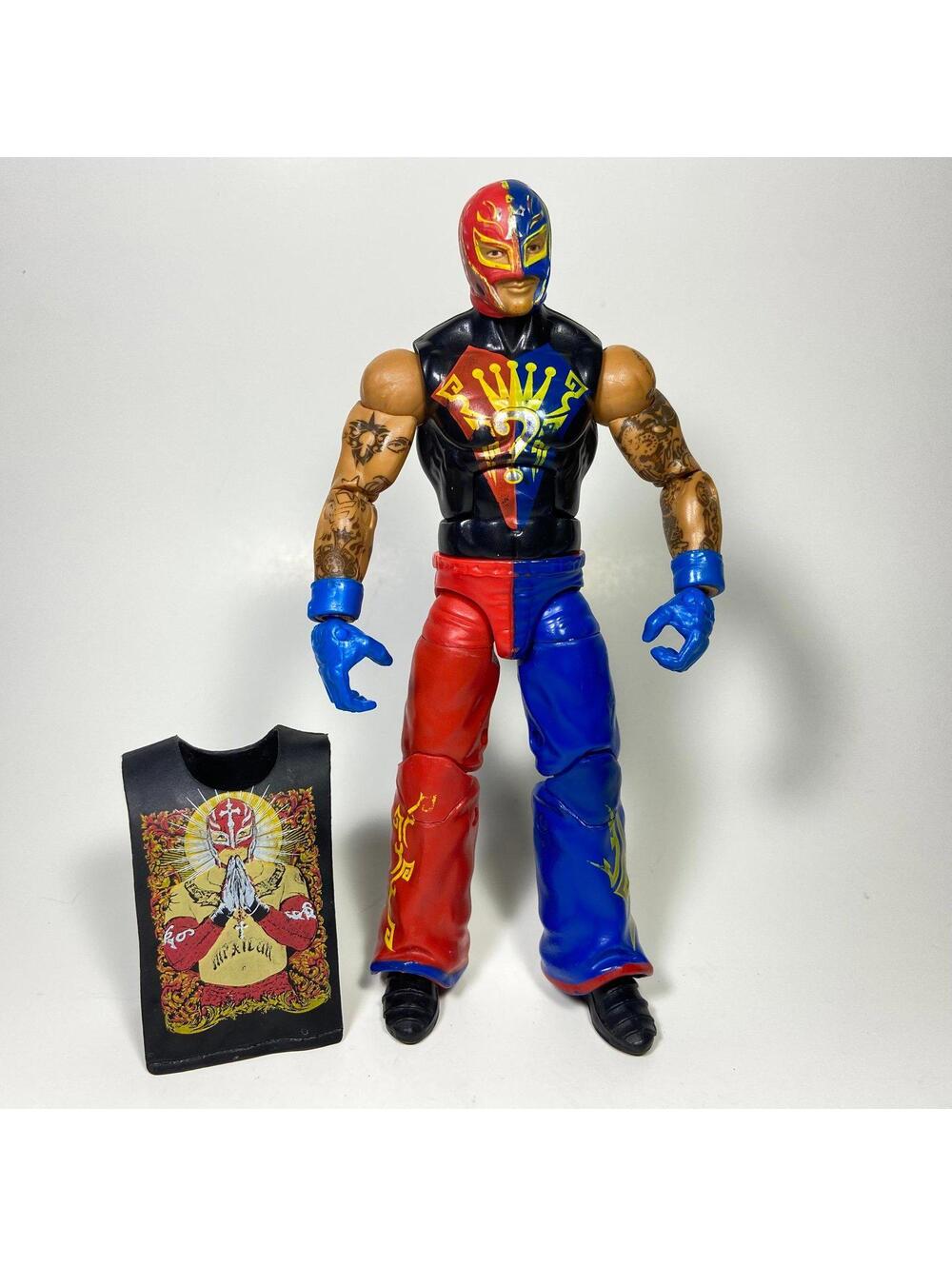 6.25” Mattel WWE Elite Series 21 Rey Mysterio Figure - COMPLETE / READ DESC.